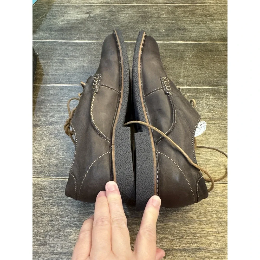 G.H. Bass & Co.‎ Vintage Men's Bruno Oxford Leather Shoes Size 11.5 Chocolate